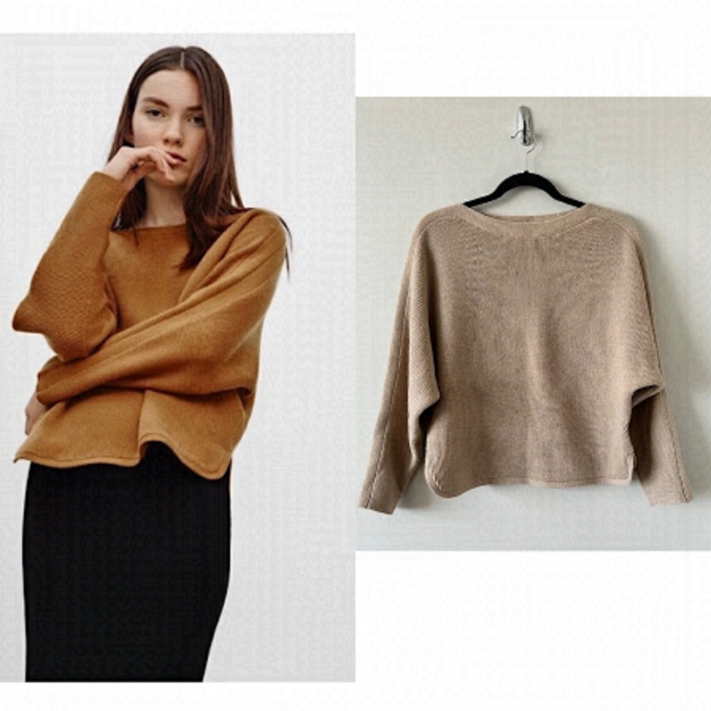 Aritzia-Babaton Avery Cashmere Blend Cozy Sweater (Size:XS)